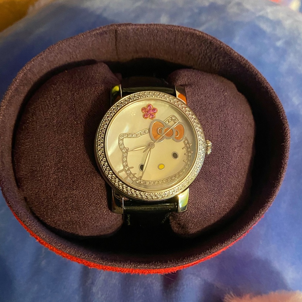 Hello Kitty Kimora Lee Simmons Diamond Watch Sanrio